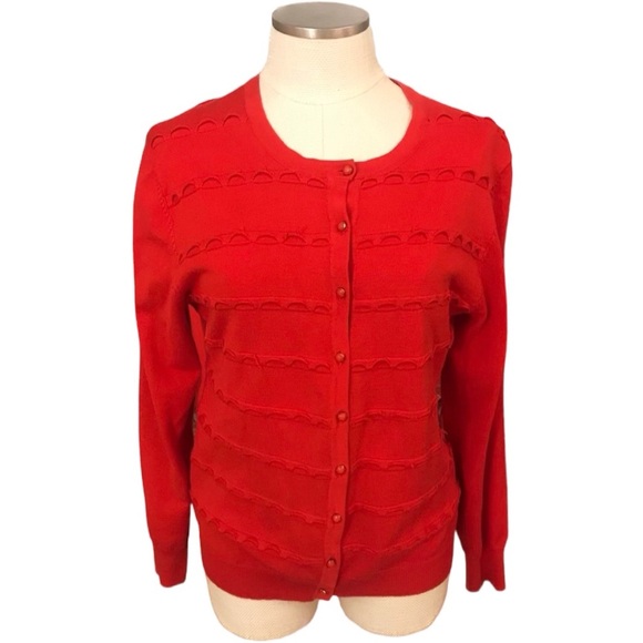 Esperanza Cardigan Sweater Beautiful Buttons Size XL - Picture 1 of 6